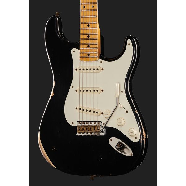 La guitare électrique Fender 55 Strat BLK Relic : Notre avis