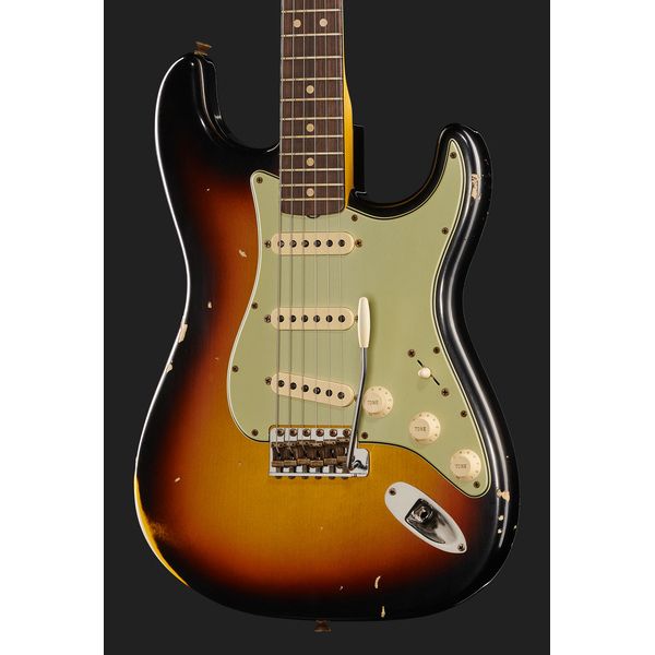 Avis guitare électrique Fender 63 Strat 3CS Relic