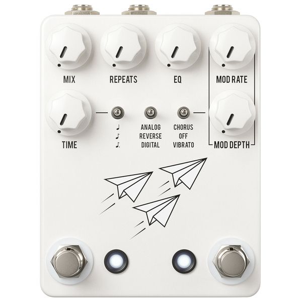 Avis sur JHS Pedals Flight Delay White - Test pédale d'effet