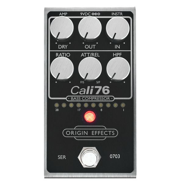 Avis pédale d'effet Origin Effects Cali76 V2 Bass Compressor BK