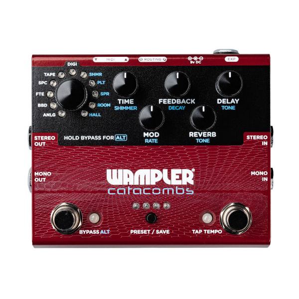 La pédale d'effet Wampler Catacombs Reverb & Delay : Notre avis