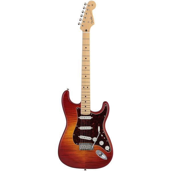 La guitare électrique Fender MIJ Hybrid II Strat MN Flame : Notre avis