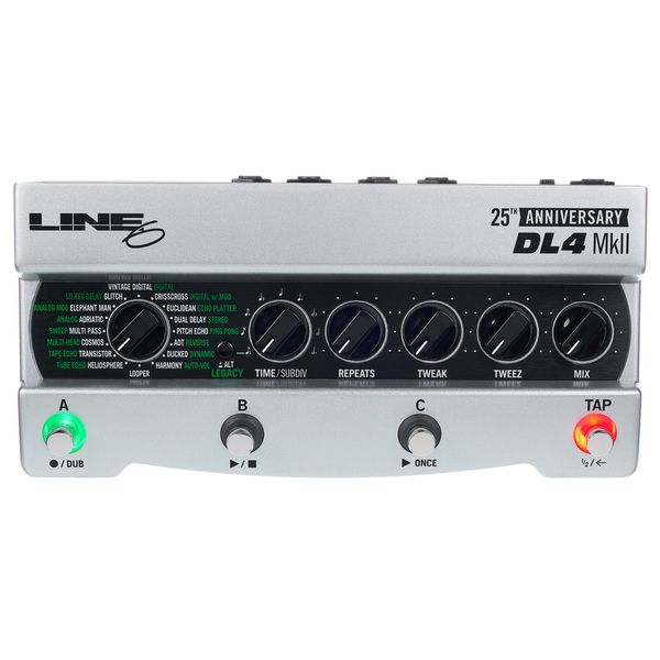 Avis sur Line6 25th Anni. DL4 MkII Silver LTD - Test pédale d'effet