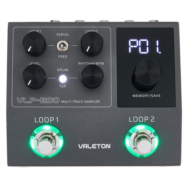 La pédale d'effet Valeton VLP-200 Multi Sampler Looper : Notre avis