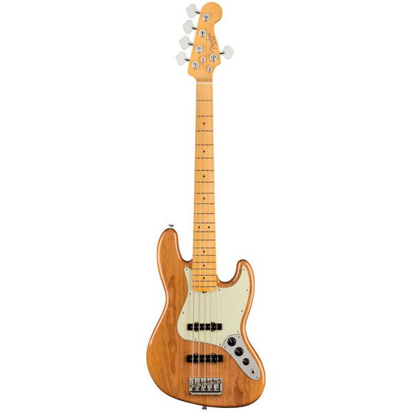 Avis basse électrique Fender AM Pro II Jazz Bass V RST PINE