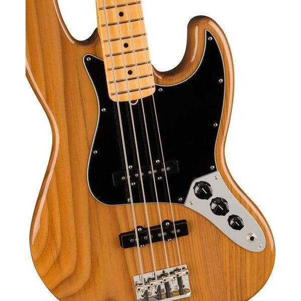 Avis basse électrique Fender Am Pro II Jazz Bass RST PINE