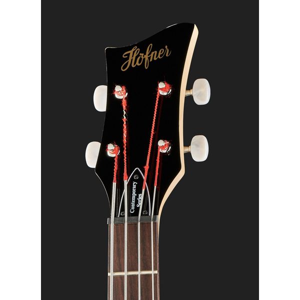 Avis basse électrique Höfner Shorty Violin Bass CT Red
