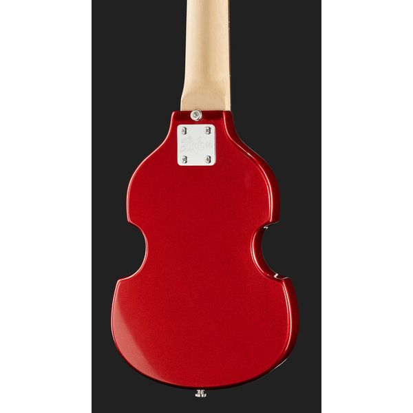 Avis basse électrique Höfner Shorty Violin Bass CT Red