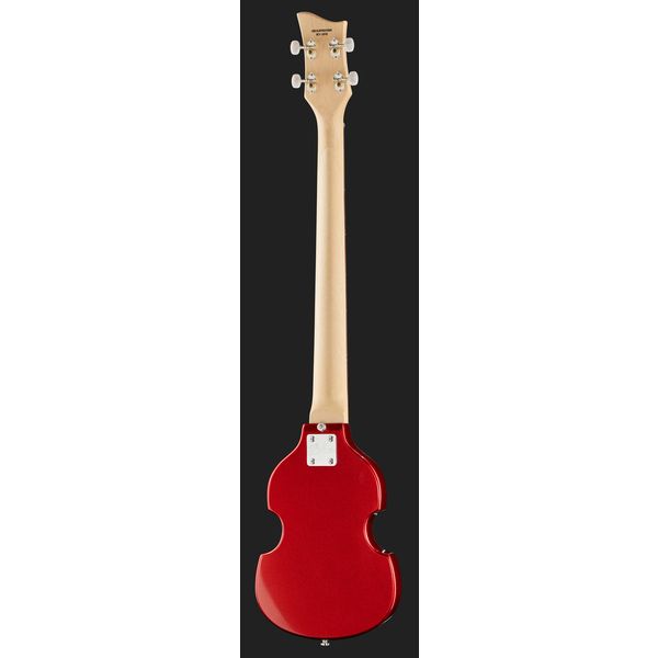 Avis basse électrique Höfner Shorty Violin Bass CT Red