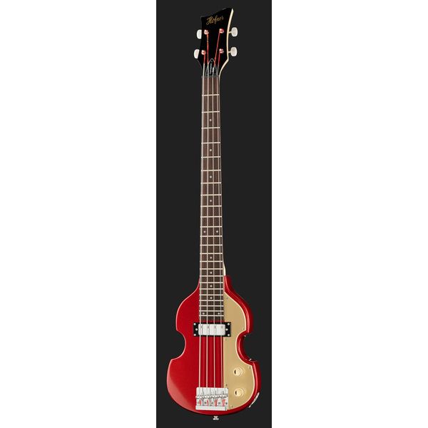 Avis basse électrique Höfner Shorty Violin Bass CT Red