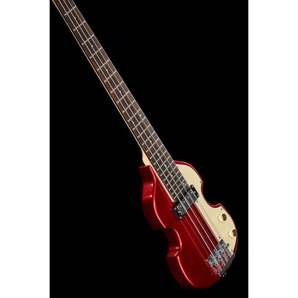 Avis basse électrique Höfner Shorty Violin Bass CT Red
