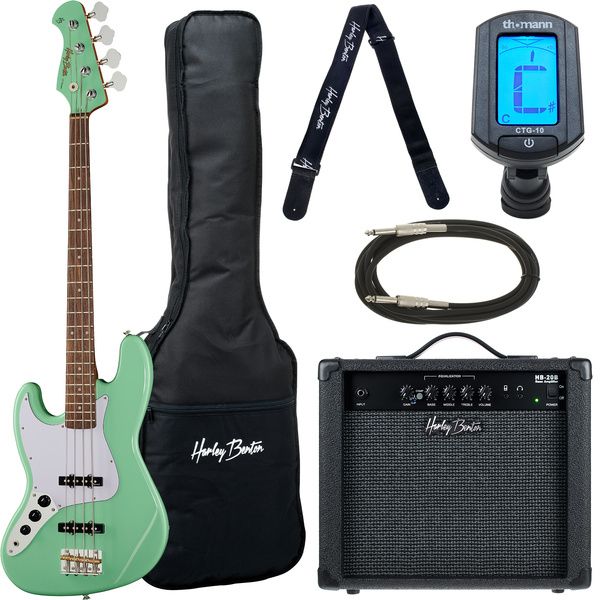 Avis basse électrique Harley Benton JB-62 LH CC SFG Set