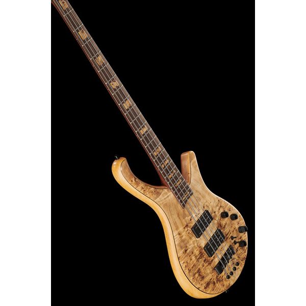 Avis basse électrique Franz Bassguitars Sirius 4 DC Poplar Burl