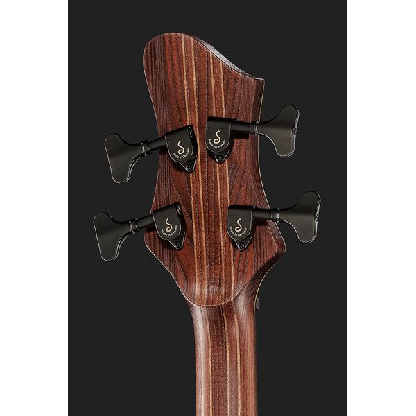 Avis basse électrique Franz Bassguitars Sirius 4 DC Poplar Burl