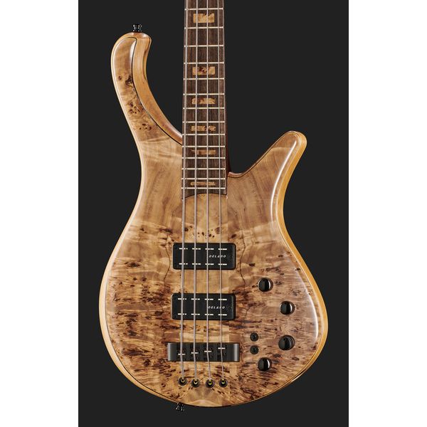 Avis basse électrique Franz Bassguitars Sirius 4 DC Poplar Burl