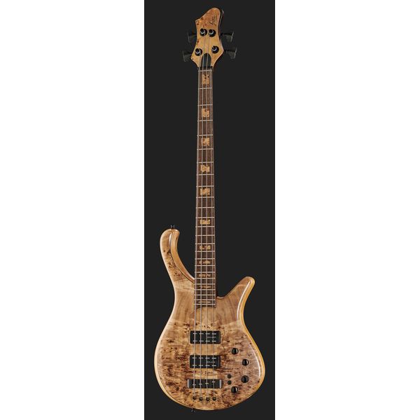 Avis basse électrique Franz Bassguitars Sirius 4 DC Poplar Burl
