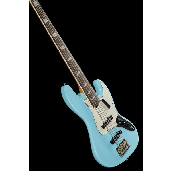 Avis basse électrique Harley Benton MV-5JB Daphne Blue