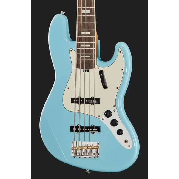 Avis basse électrique Harley Benton MV-5JB Daphne Blue