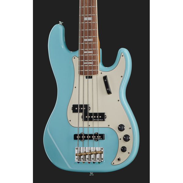 Avis basse électrique Harley Benton MV-5PJ Daphne Blue