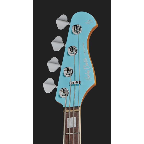 Avis basse électrique Harley Benton MV-4P Daphne Blue