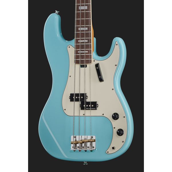 Avis basse électrique Harley Benton MV-4P Daphne Blue