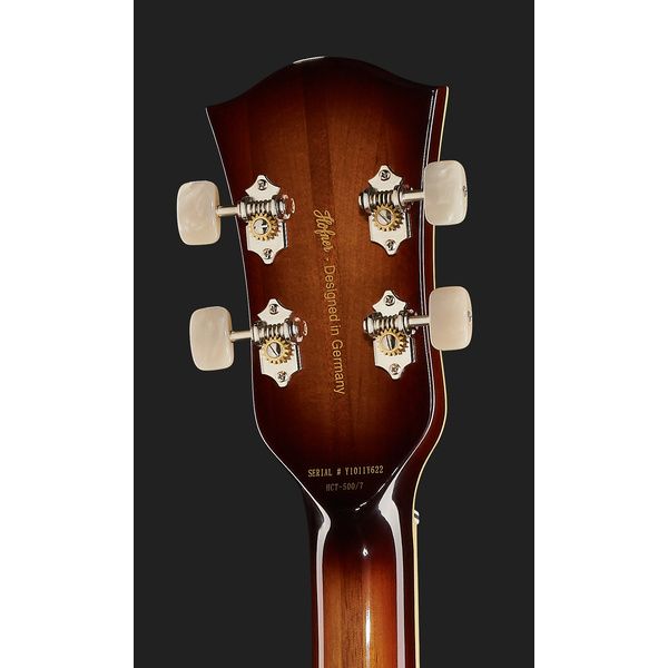 Avis basse électrique Höfner Verythin Bass-HCT-500/7 SB