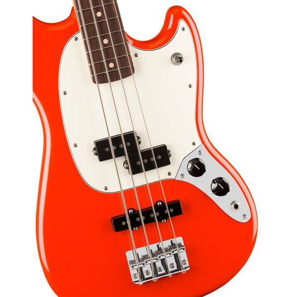 Avis basse électrique Fender Player II Mustang Bass RW CRR