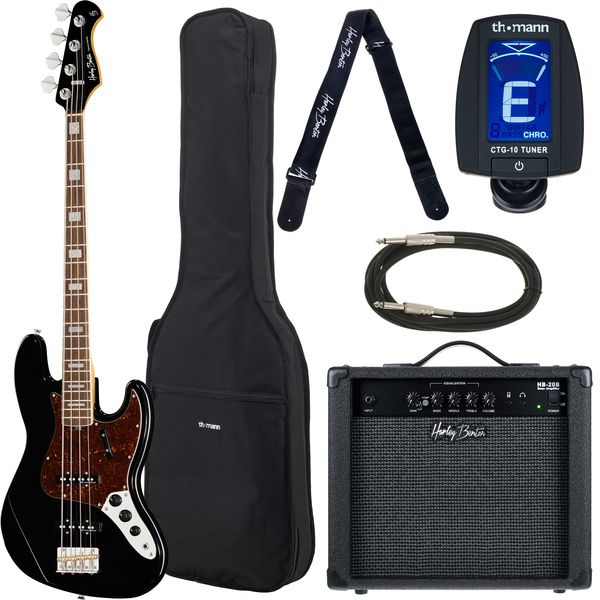 La basse électrique Harley Benton MV-4JB Black Set : Notre avis