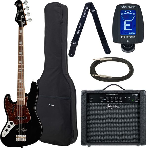 La basse électrique Harley Benton MV-4JB LH Black Set : Notre avis