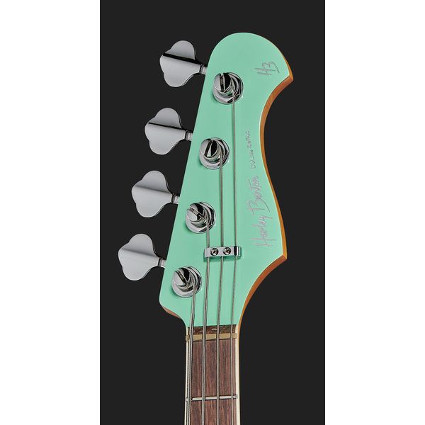 La basse électrique Harley Benton MV-4MSB Seafoam Green Set : Notre avis