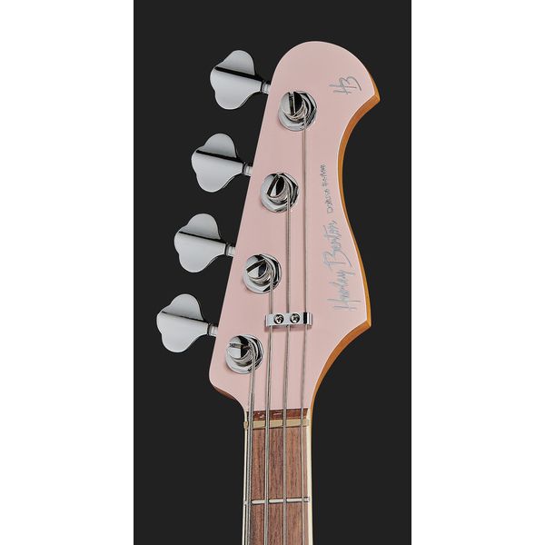 Avis basse électrique Harley Benton MV-4MSB Shell Pink w/Case