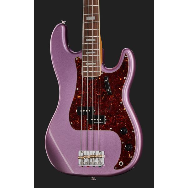 Avis basse électrique Harley Benton MV-4P Burgundy Mist Set