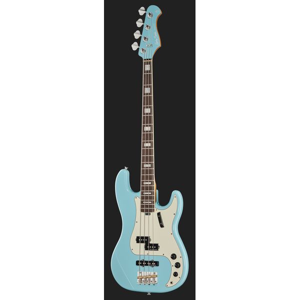 La basse électrique Harley Benton MV-4PJ Daphne Blue Set : Notre avis
