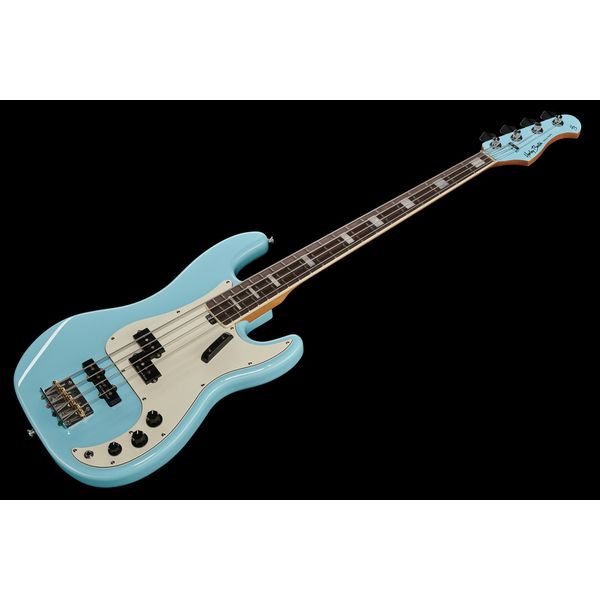 La basse électrique Harley Benton MV-4PJ Daphne Blue Set : Notre avis