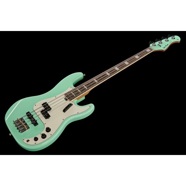 Avis basse électrique Harley Benton MV-4PJ Seafoam Green Set