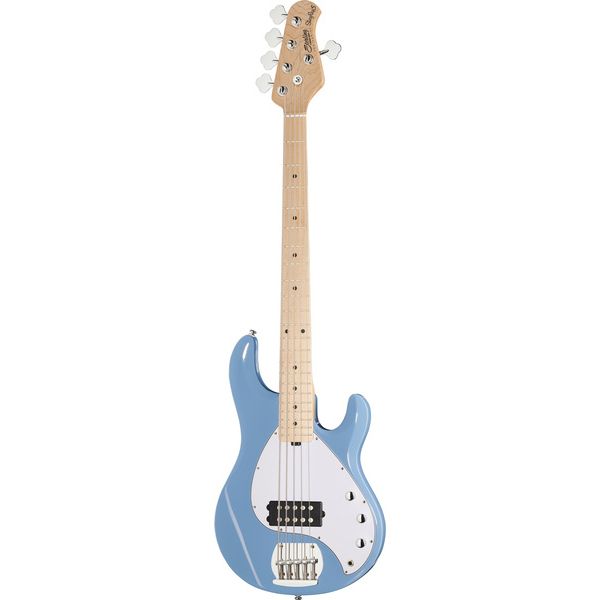 Avis basse électrique Sterling by Music Man S.U.B. Sting Ray5 Chopper Blue