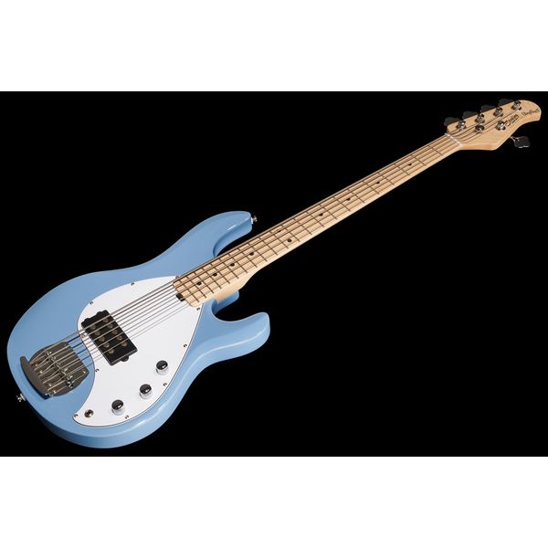Avis basse électrique Sterling by Music Man S.U.B. Sting Ray5 Chopper Blue