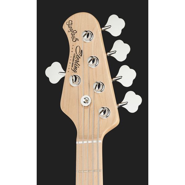Avis basse électrique Sterling by Music Man S.U.B. Sting Ray5 CH Blue LH