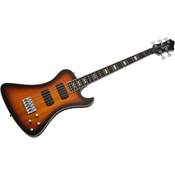 Avis basse électrique Hagstrom Nekromant 5 Tobacco Sunburst