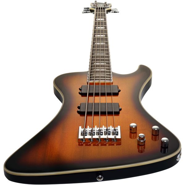 Avis basse électrique Hagstrom Nekromant 5 Tobacco Sunburst