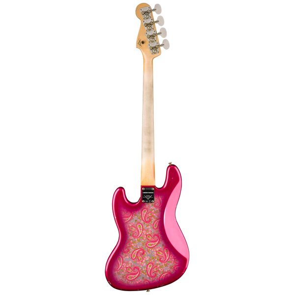 Avis sur Fender LTD Jazz Bass Rel Pink Paisley - Test basse électrique