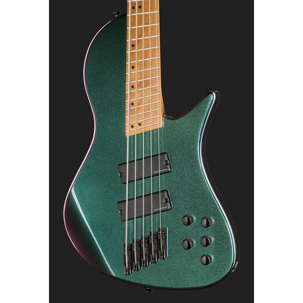 Avis basse électrique Harley Benton MSB-5 Flip Flop Blue