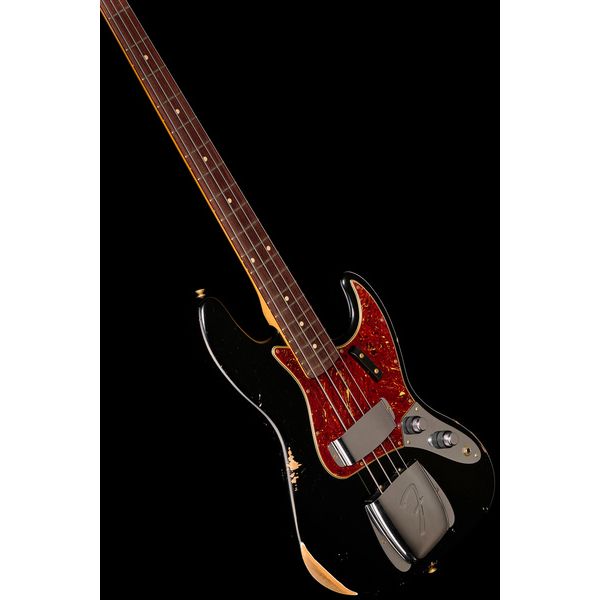 Avis basse électrique Fender 64 J-Bass BLK Relic