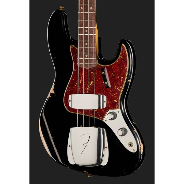 Avis basse électrique Fender 64 J-Bass BLK Relic