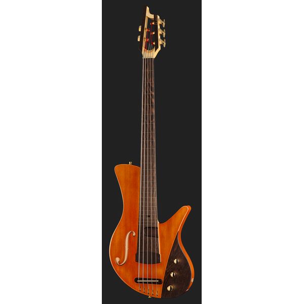 Avis basse électrique Ulrich Bass Nicolo Fretless 5 Walnut