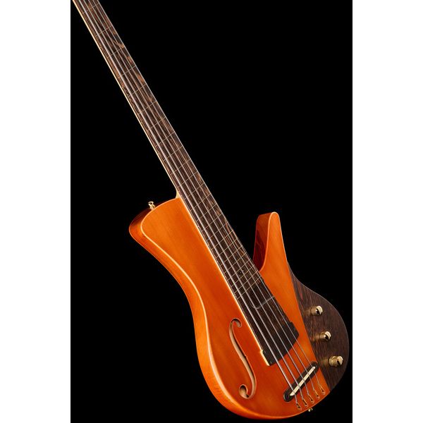 Avis basse électrique Ulrich Bass Nicolo Fretless 5 Walnut