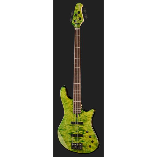 La basse électrique Marleaux Votan XS 4 Quilted Birch BG : Notre avis