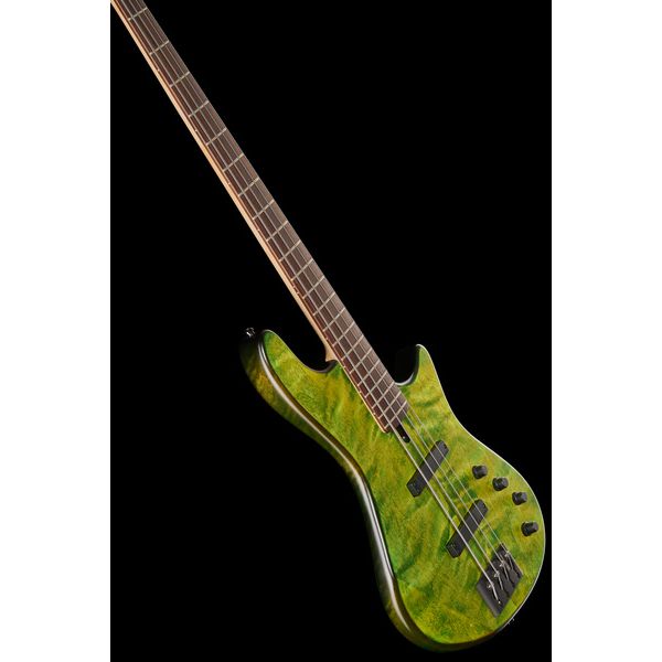 La basse électrique Marleaux Votan XS 4 Quilted Birch BG : Notre avis