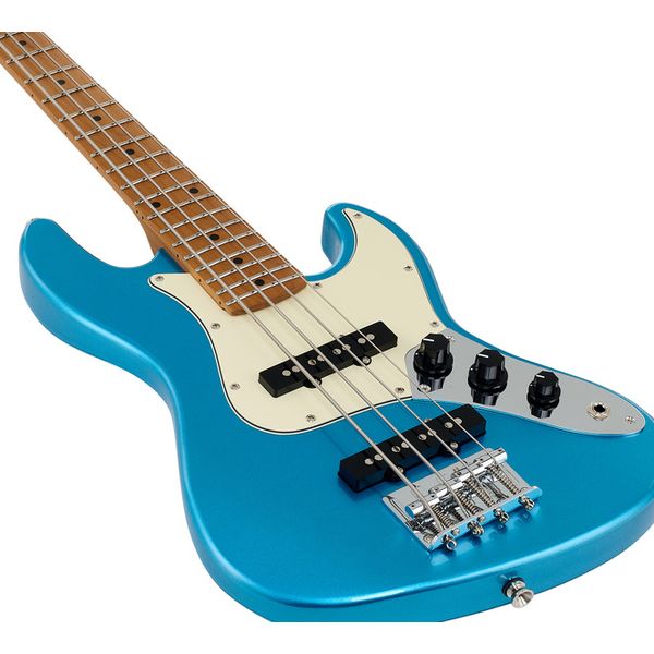 Avis basse électrique Flight Mini JB Bass Blue