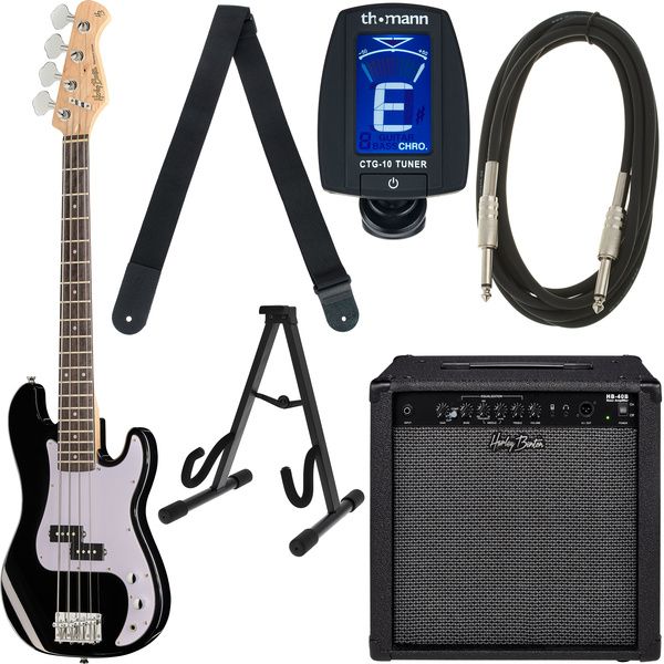 Avis basse électrique Harley Benton PB-Shorty BK Standard Set 2